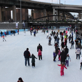 Canalside ice rink opens with greater emphasis on safety